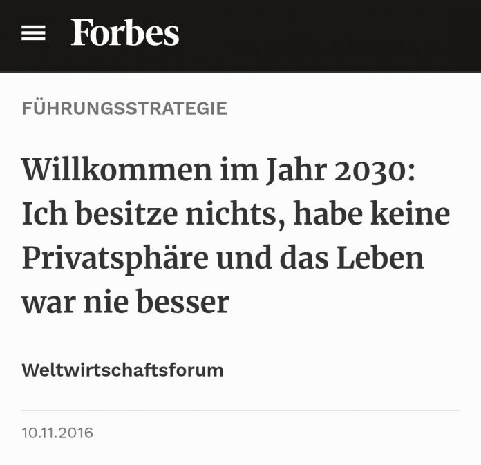 sie werde nichts besitzen und sie werden glücklich sein