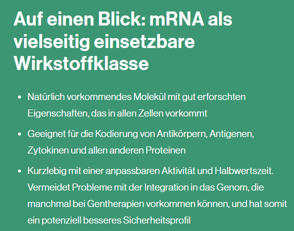 BioNTech mRNA eine revolutionaere Wirkstoffklasse fuer sich